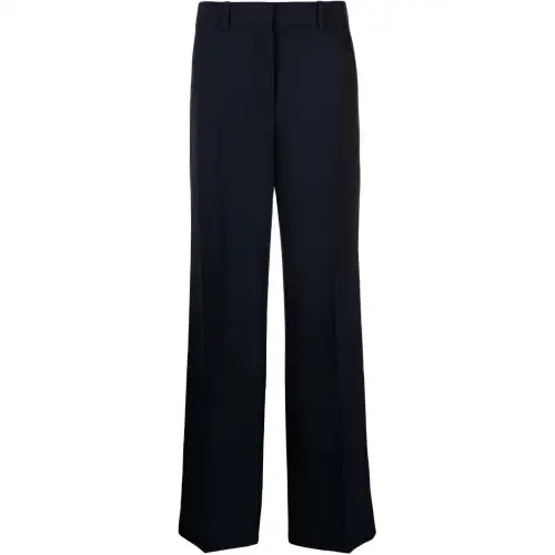OFF-WHITE wide-leg wool trousers