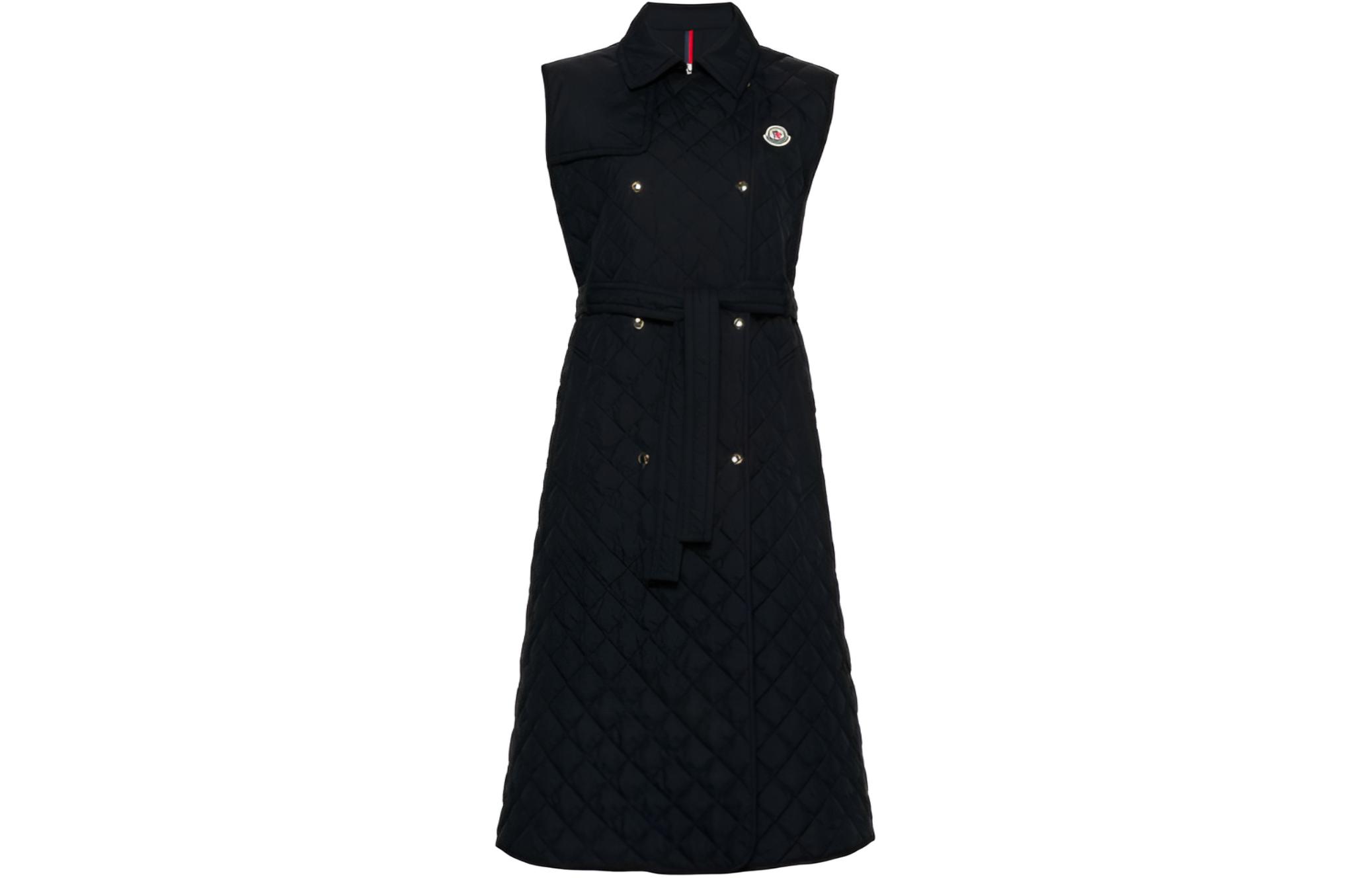 Женская куртка Moncler (темно-синяя)