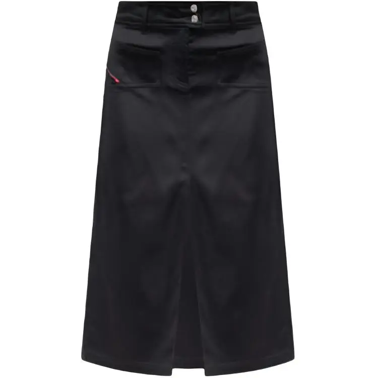 DIESEL Casual Long Skirt Women's Black