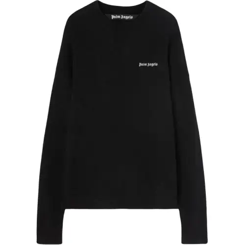Palm Angels logo-print sweatshirt