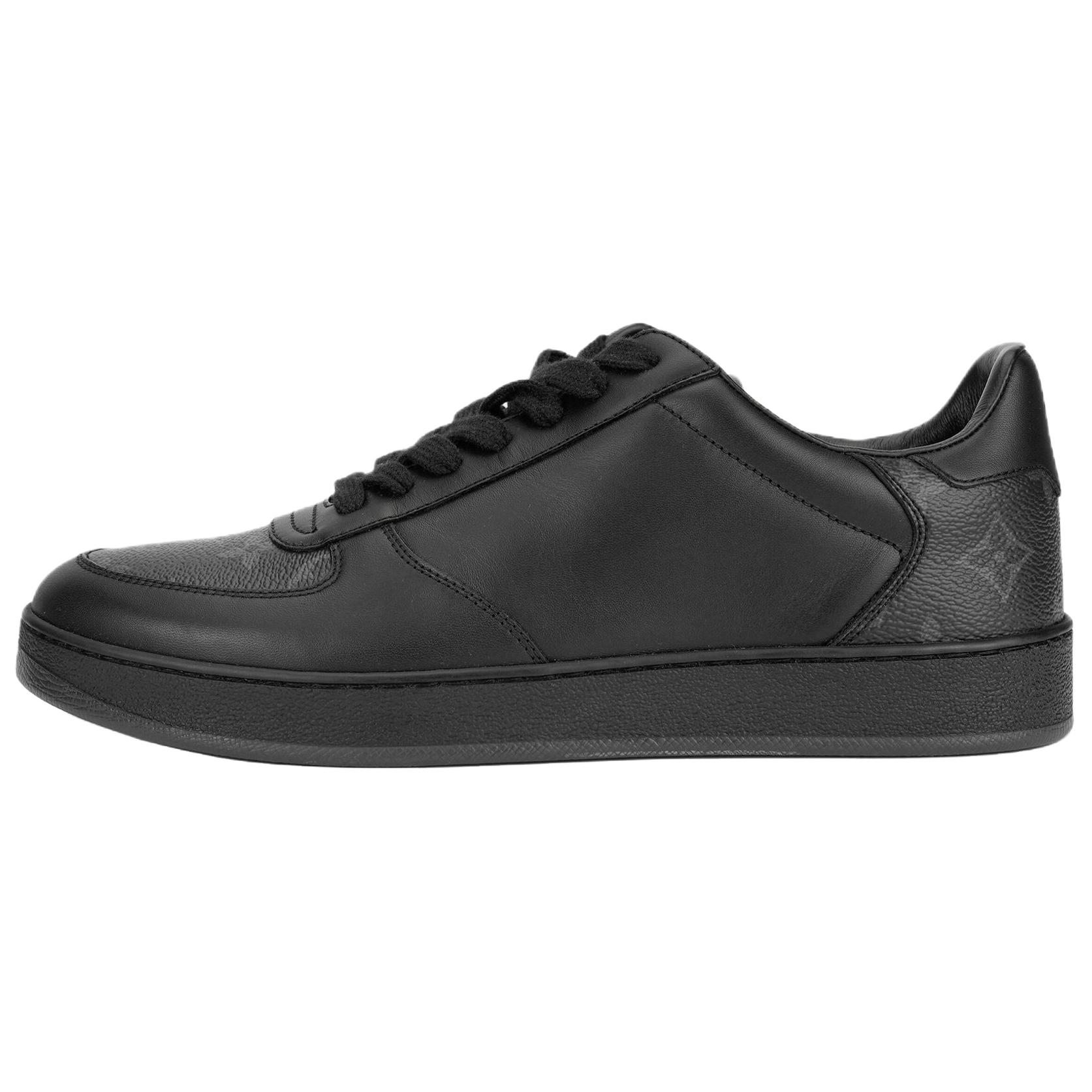 LOUIS VUITTON Rivoli Sneakers 'Black With Logo Monogram'