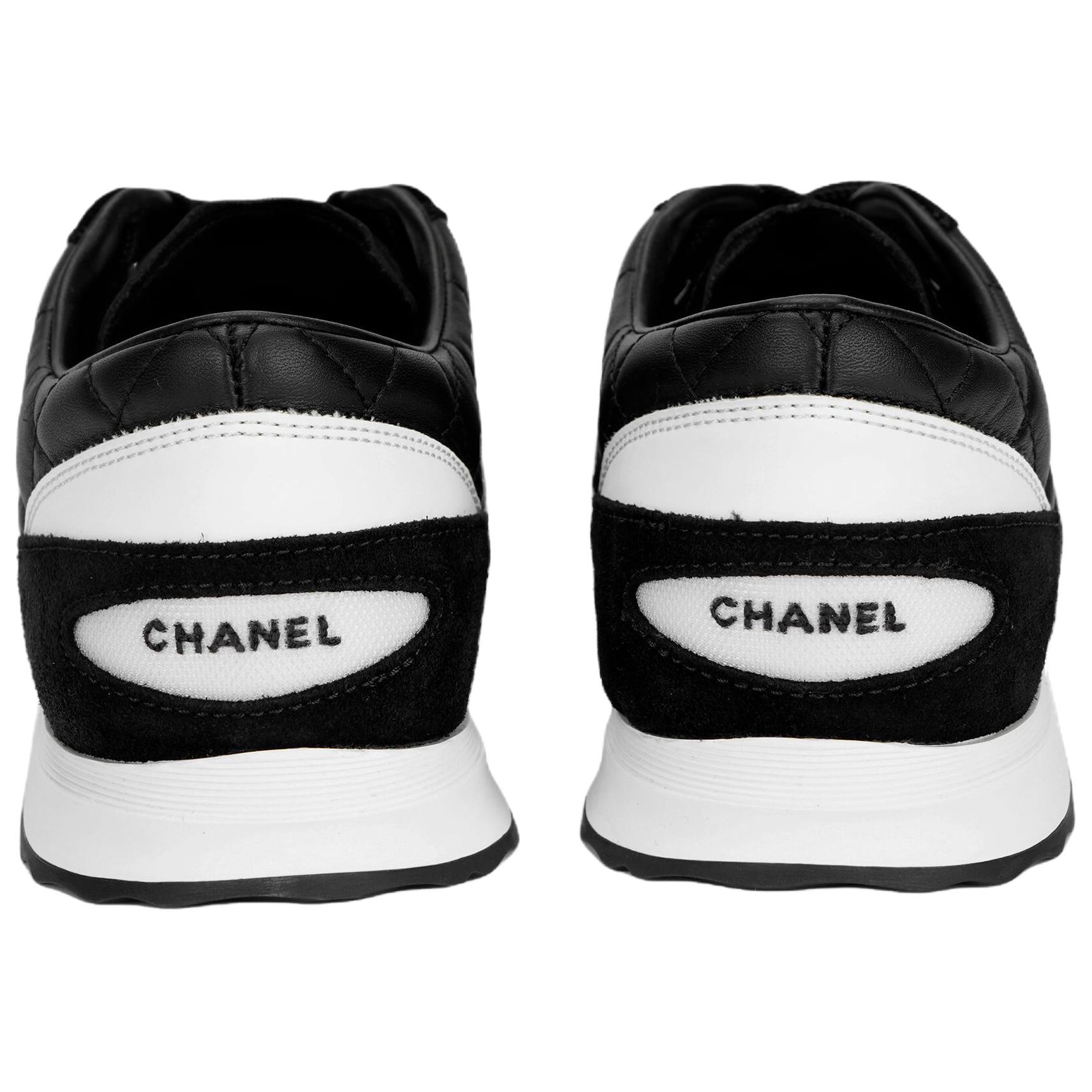 Женские кеды Chanel 26C (черные) — фото 4