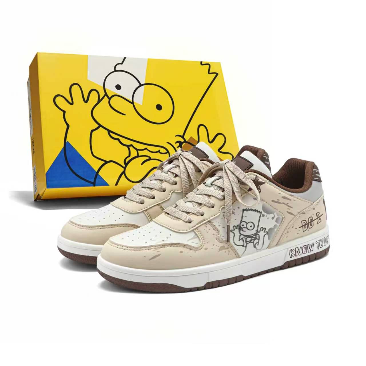 Кеды The Simpsons Симпсоны (черно-белые)