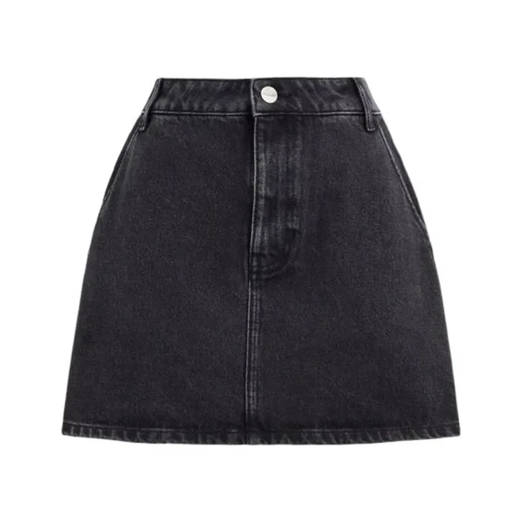 COACH Denim Short Skirts Women's Black