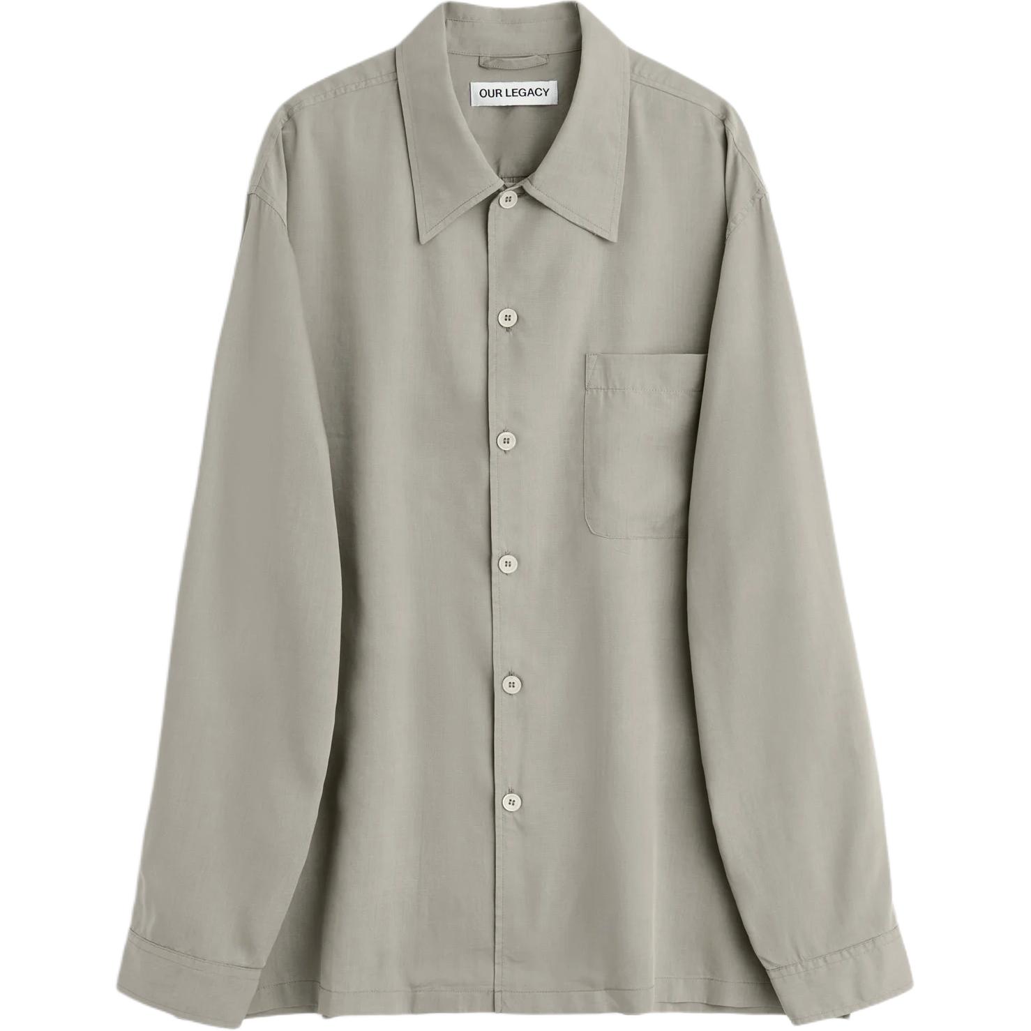 Мужская куртка OUR LEGACY SS26 Lyocell Shirt (серая)