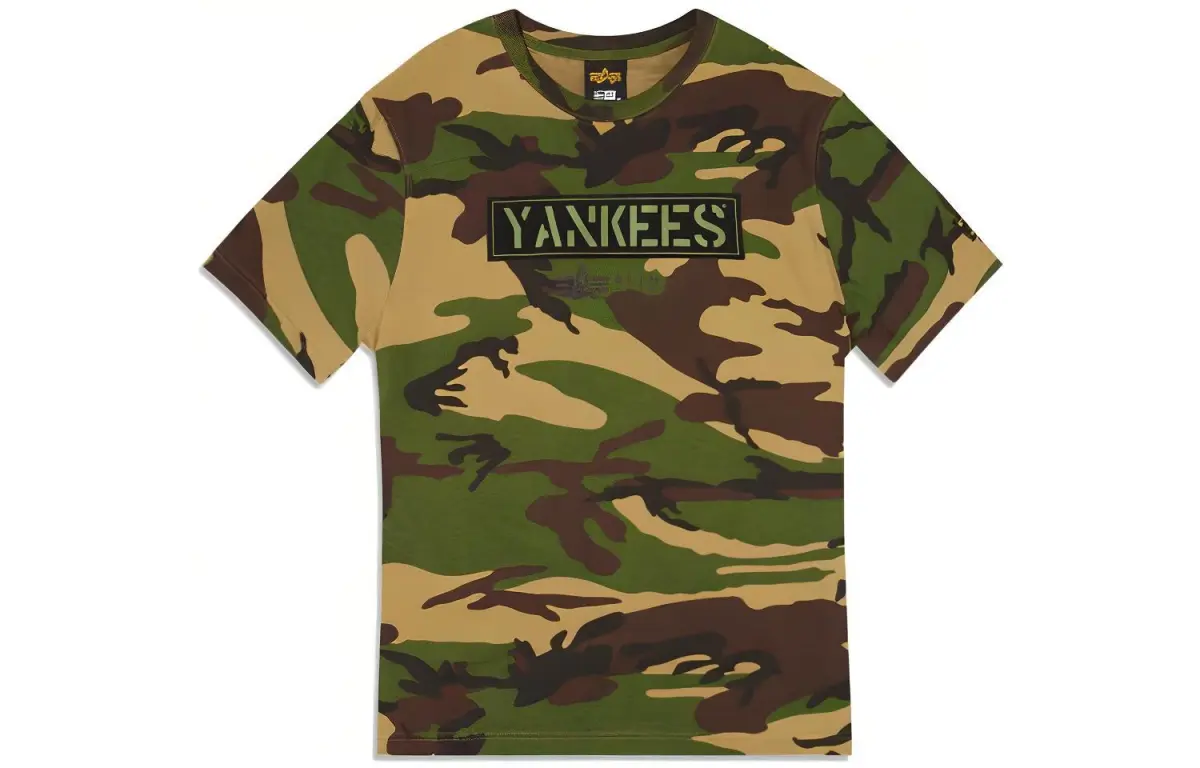 New Era x Alpha Industries FW22 T Shirt Unisex Army Green