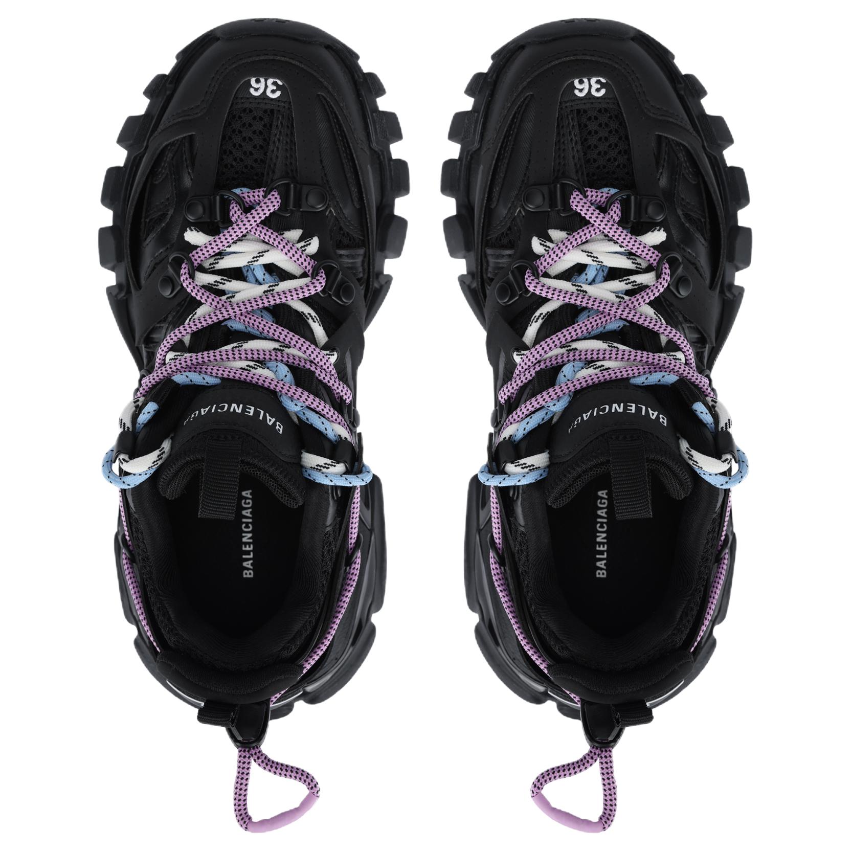 Женские кроссовки Balenciaga Track Trail Laces 25 (черные) — фото 3