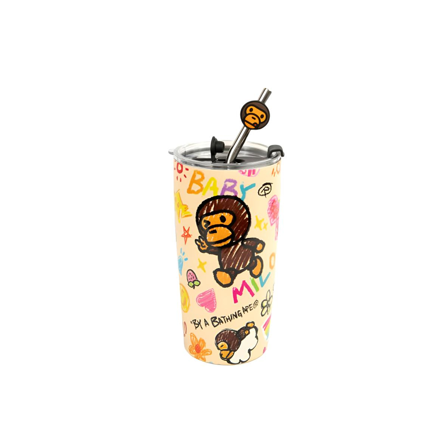 Термос A BATHING APE A BATHING APE Baby Milo 600ml (бежевый)