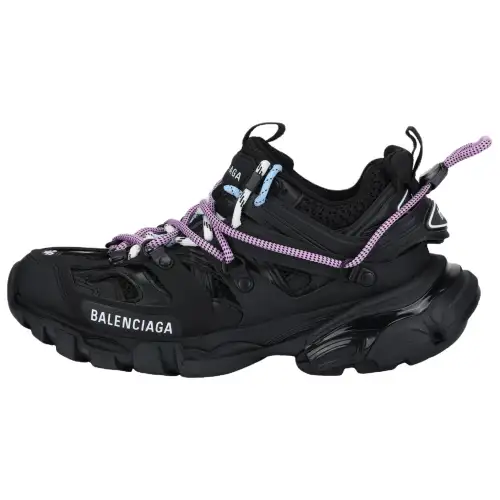Balenciaga Track Trail Laces 25 Qixi Festival Collection Low top Chunky Sneakers Women's Black