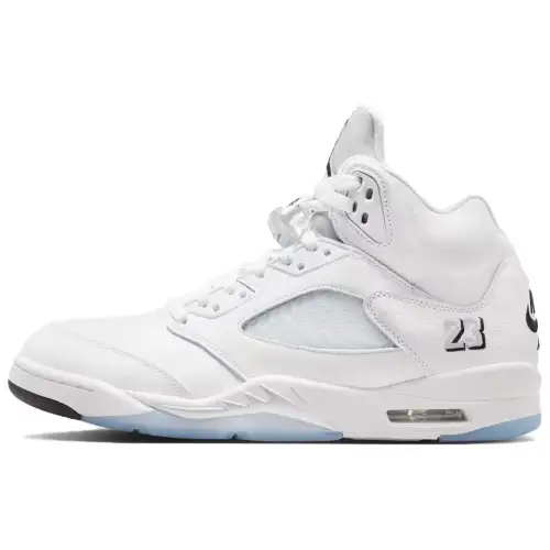 Jordan Air Jordan 5 High top Vintage Basketball Shoes Men's White