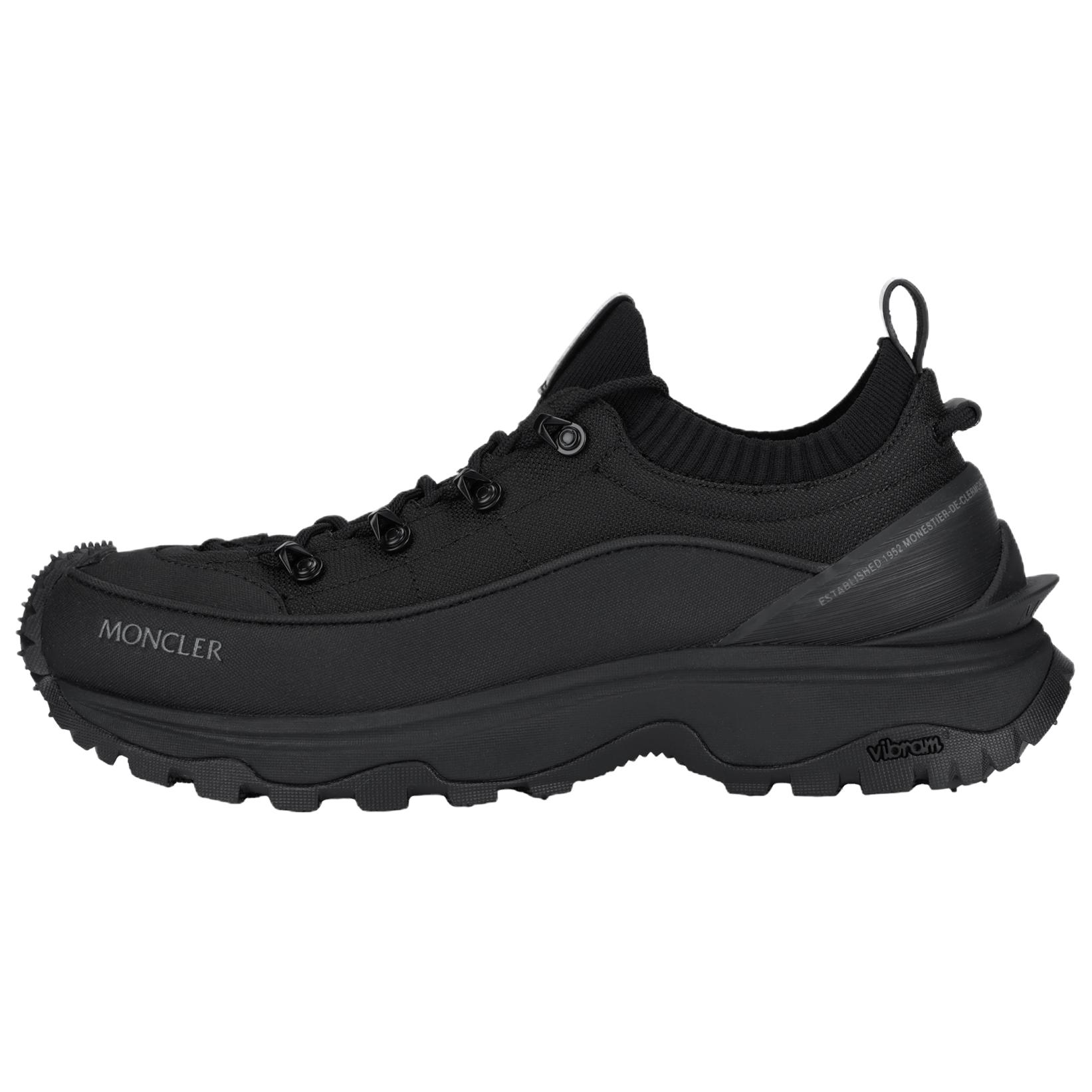 Мужские кроссовки Moncler Trailgrip Lite3 (черные)