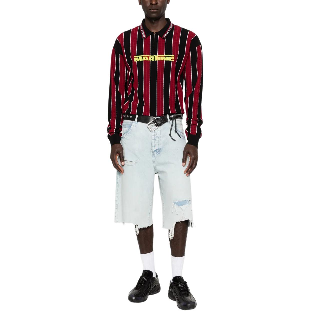 Унисекс футболка Martine rose SS26 logoPolo (зеленый) — фото 2