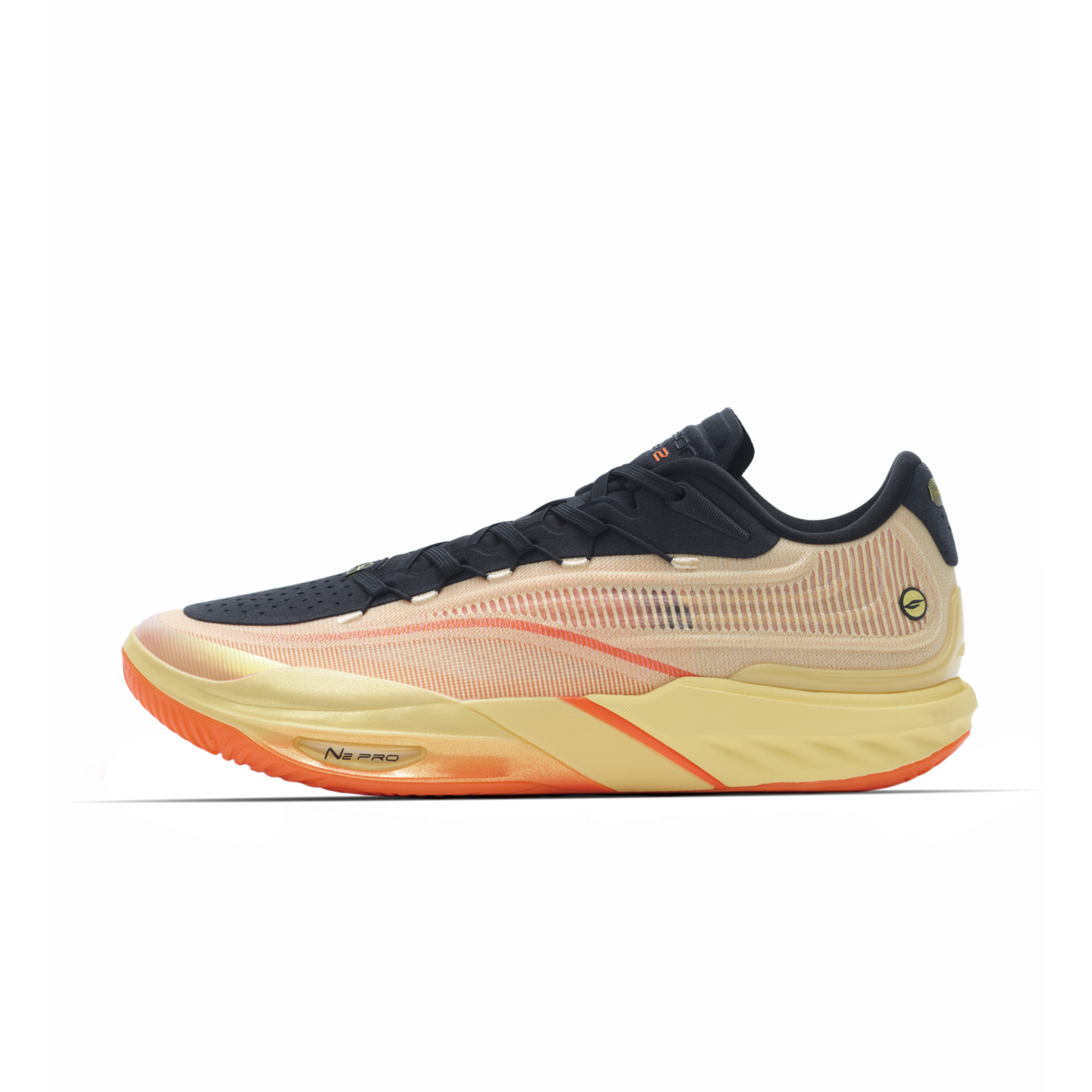 Мужские кроссовки Anta ANTA SNEAKERVERSE Eclosion Type 2 Pro Pro (черно-оранжевые)