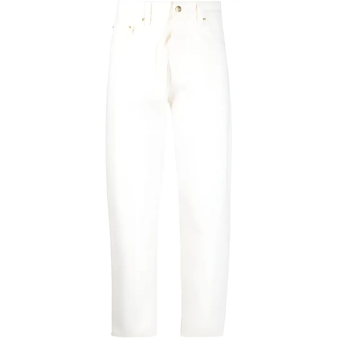Carhartt WIP Casual Pants Men's White Moderate Straight Fit Pants