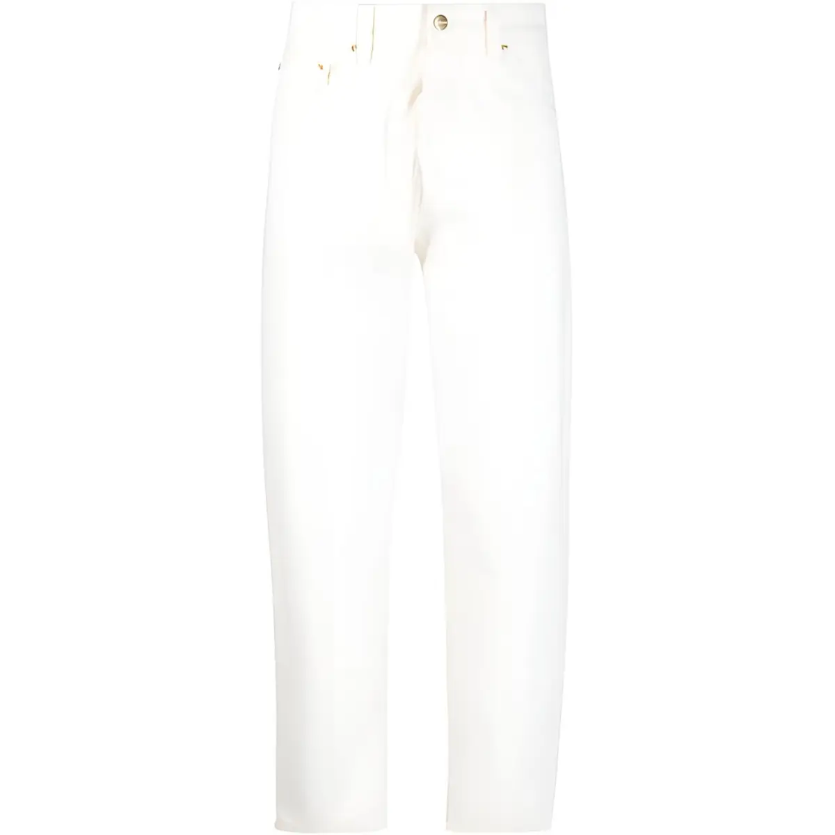 Carhartt WIP Casual Pants Men's White Moderate Straight Fit Pants