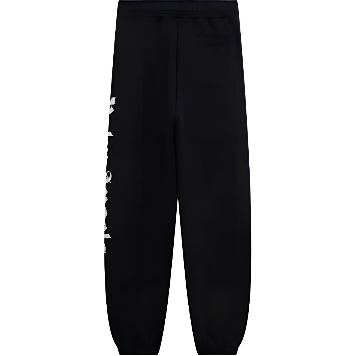 Мужские штаны PALM ANGELS Logo Pants (черные) — фото 2