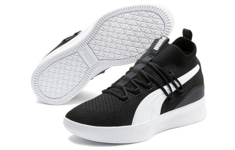 Мужские кроссовки PUMA Clyde Court Core (черные) — фото 3