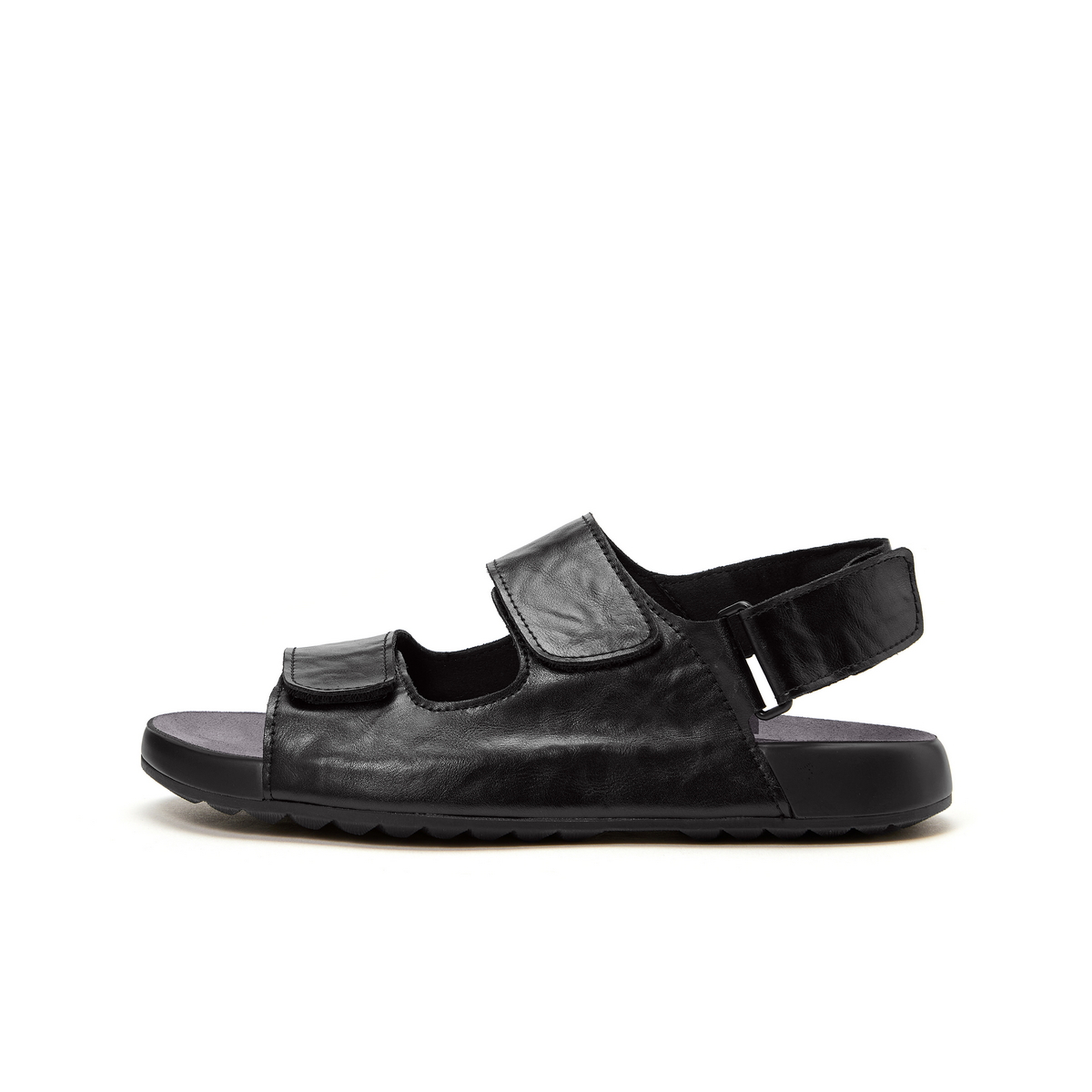 Belle BELLE cow leather Toast Cooler series Velcro straps are comfortable to wear on the outside, sweat-absorbent and breathable for commuting, versatile for daily use, beach sandals, men's style