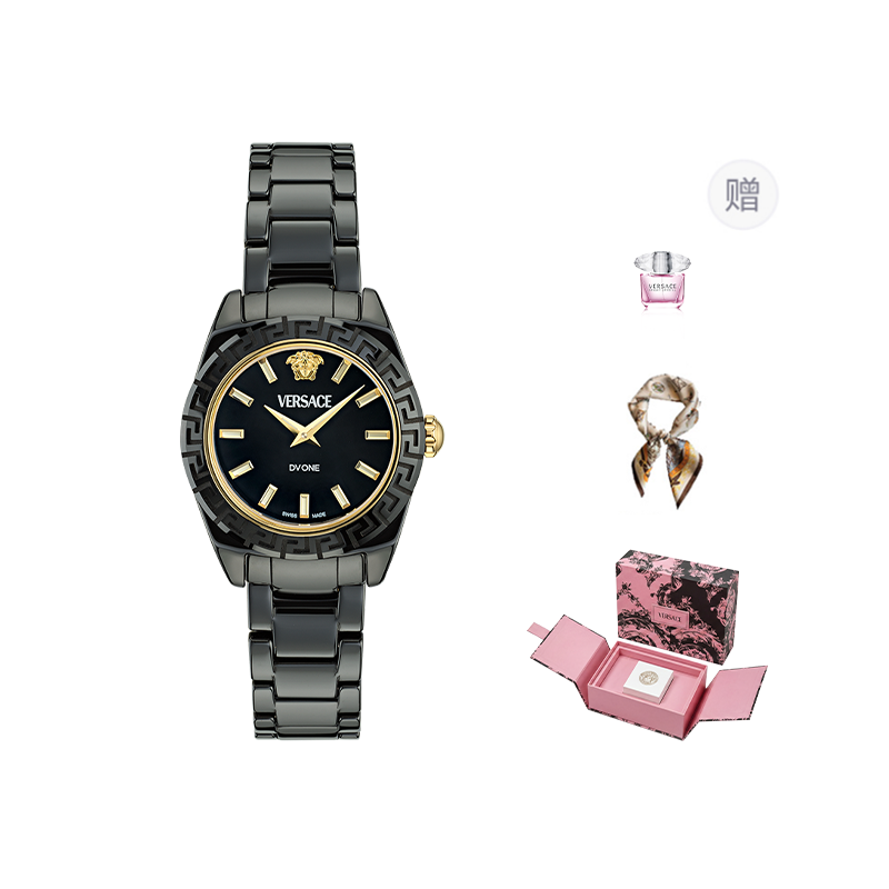 Женские часы Versace (черные)