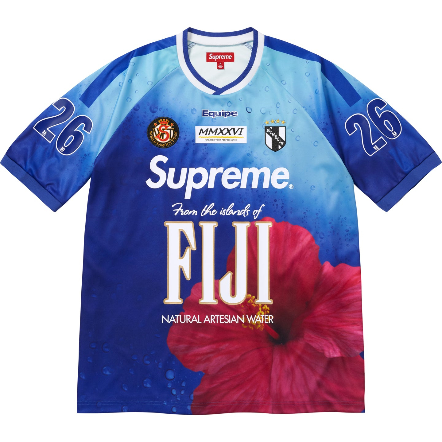 Футбольная джерси Supreme × FIJI (разноцветная)