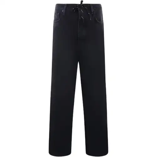 Balenciaga Drawstring Baggy Jeans