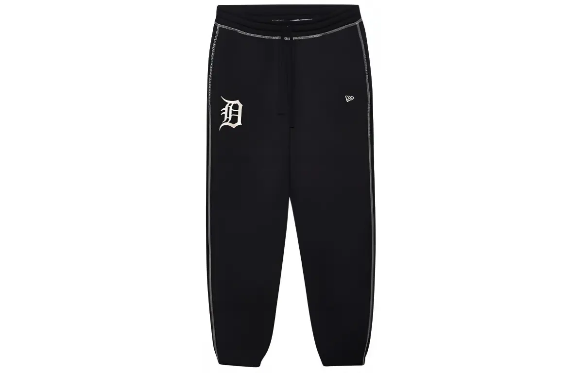 New Era x MLB SS24 Detroit Tigers Knitted Sweatpants Unisex Black
