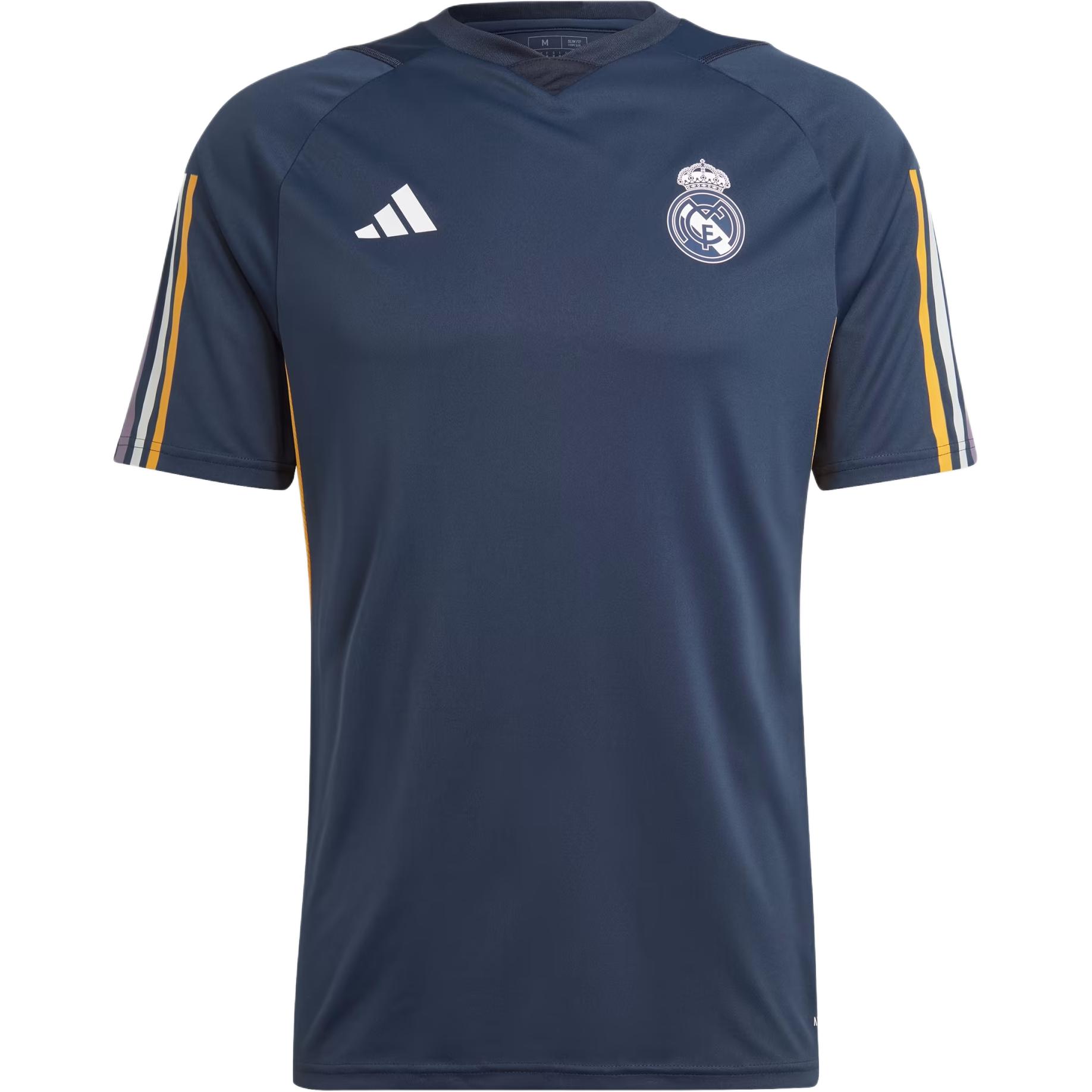 Adidas, royal football football uniform, ink, V-neckline, with short sleeve