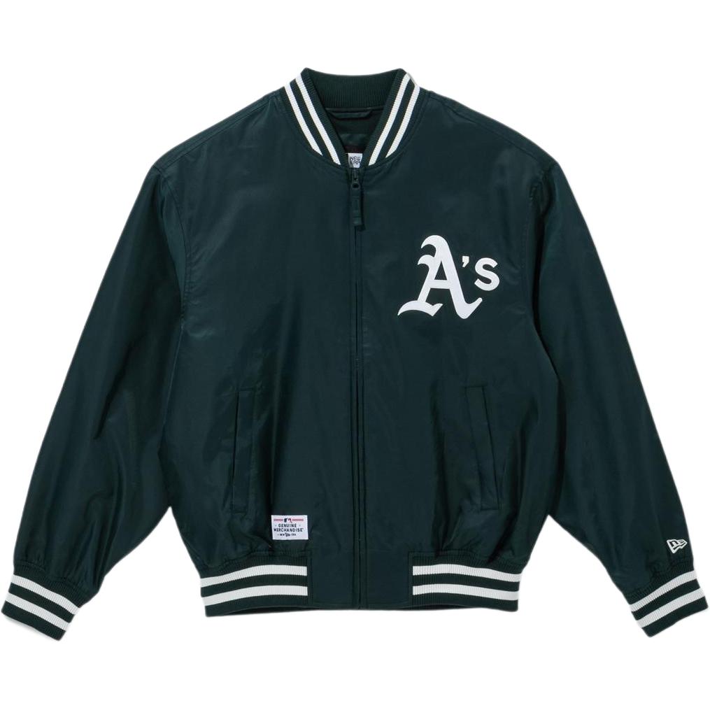 Куртка New Era Oakland Athletics (темно-зеленая)