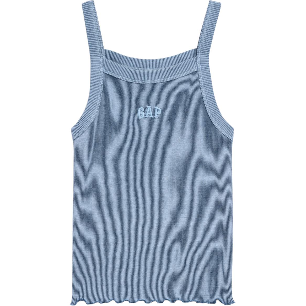 Женская майка GAP Logo (белая) — фото 6