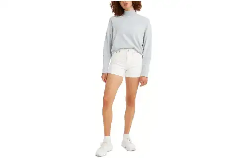 Levis Denim Shorts Women's White Moderate Other