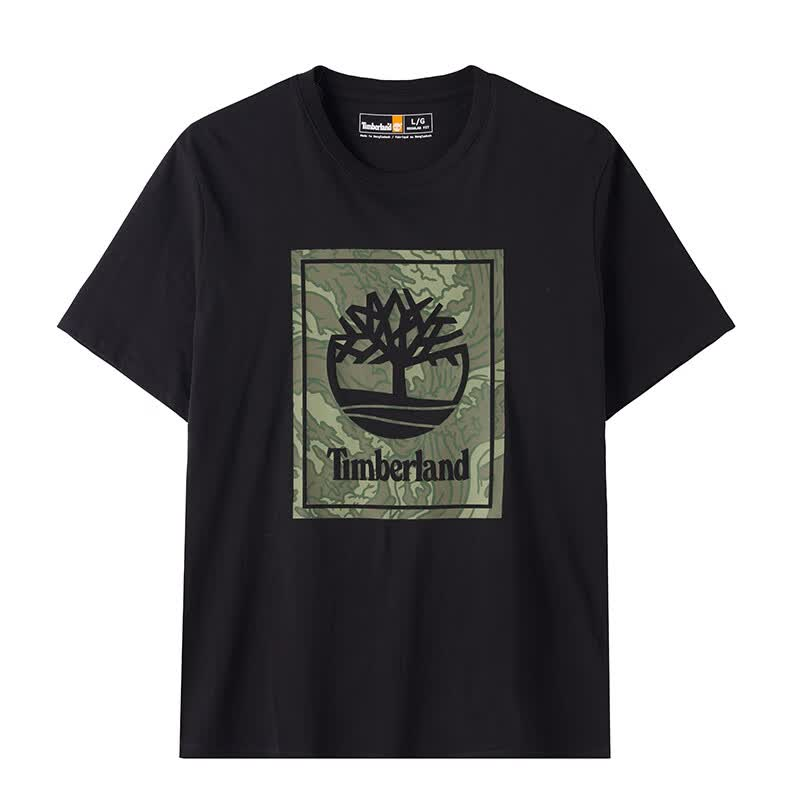 Мужская футболка Timberland Running T-Shirt (черная)