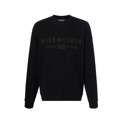 Balenciaga SS25 Knitwear Loose Fit Men's Black