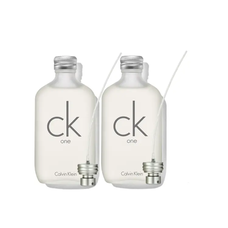 CALVIN KLEIN ck one perfume set Eau de Toilette EDT Bergamot Green Tea Citrus Fragrance 100ml*2