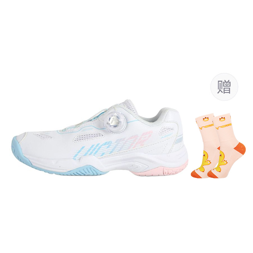 VICTOR Low top Badminton Shoes Women’s White Blue Pink
