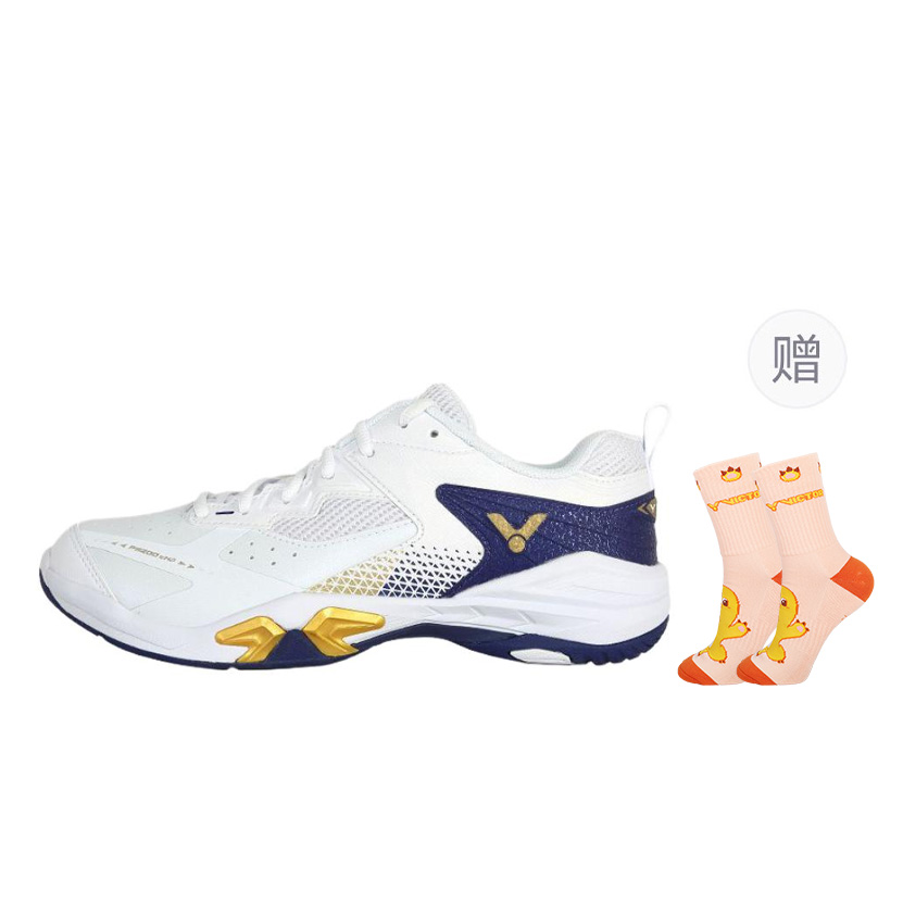 VICTOR 9200cHP Cushioning Low top Badminton Shoes Unisex White Blue
