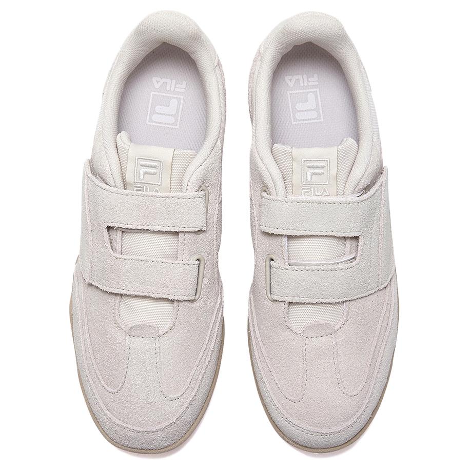 FILA Slantshot 98/23 Leather Abrasion Resistant Breathable Moisture Wicking Low top Tennis Shoes Unisex White