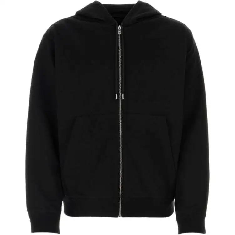 PRADA Zip Up Drawstring Hoodie