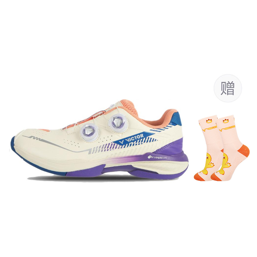 VICTOR Low top Badminton Shoes Women’s White Purple