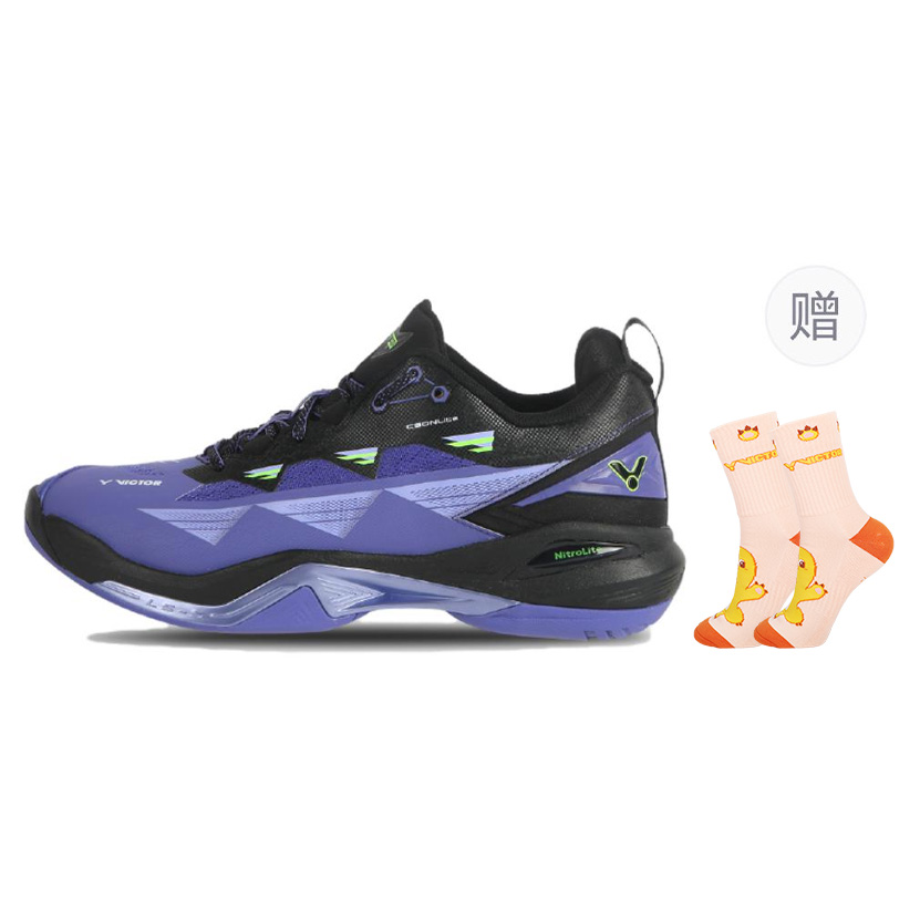 VICTOR Low top Badminton Shoes Men’s Purple Black