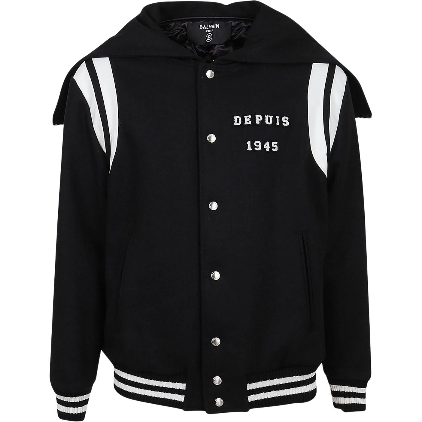 Мужская куртка BALMAIN (черная)