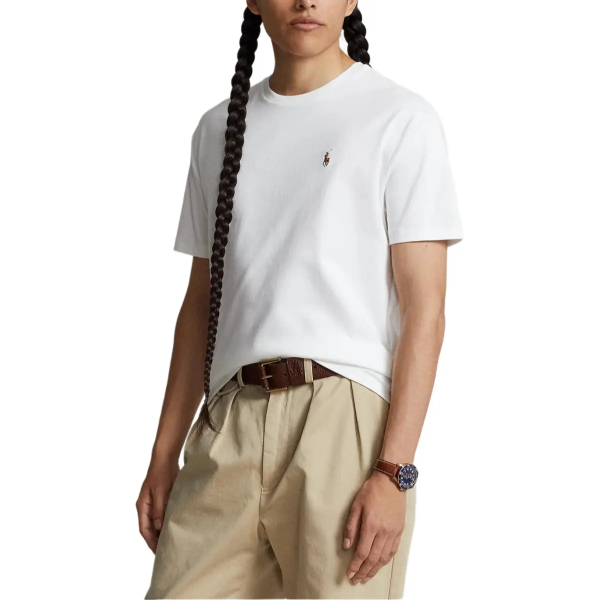 Polo Ralph Lauren FW21 T Shirt Custom Slim Fit Men's White