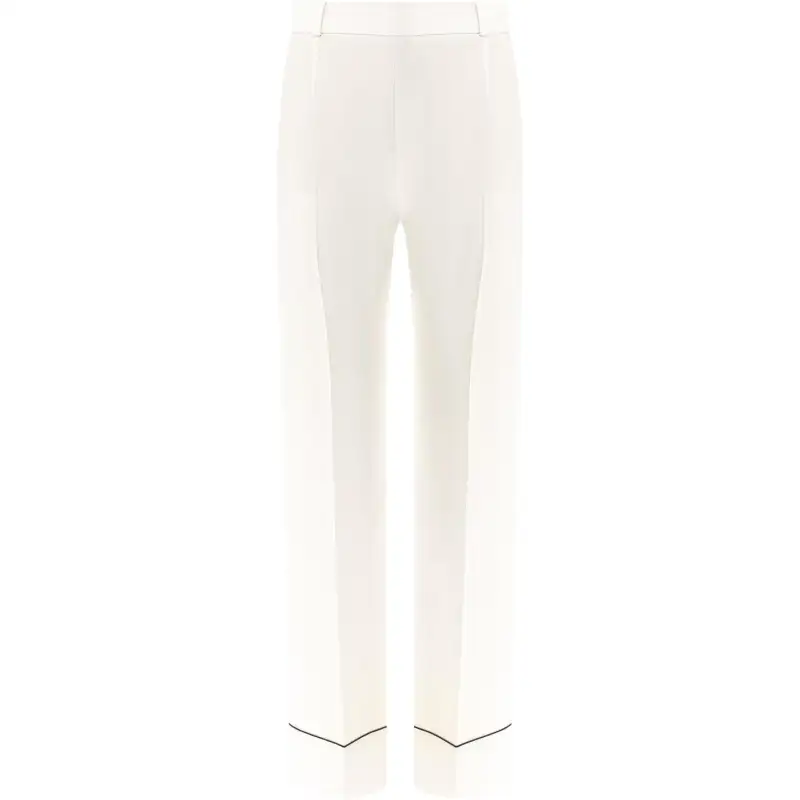 Loro Piana Straight Leg Satin Trousers