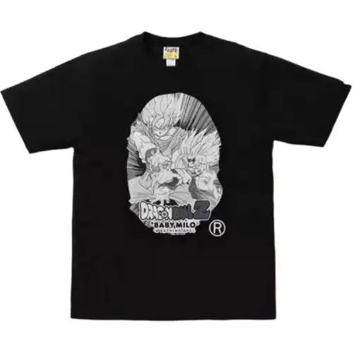 Bape X Dragon Ball Z Big Ape Head Kids Tee
