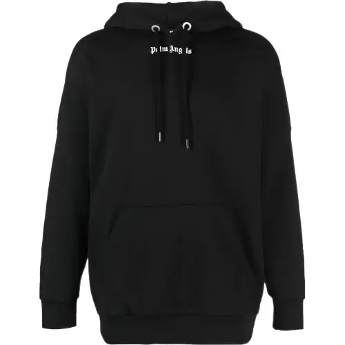 Palm Angels logo-print hoodie