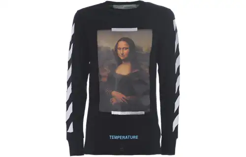OFF WHITE T Shirt, Regular Fit Men's Black