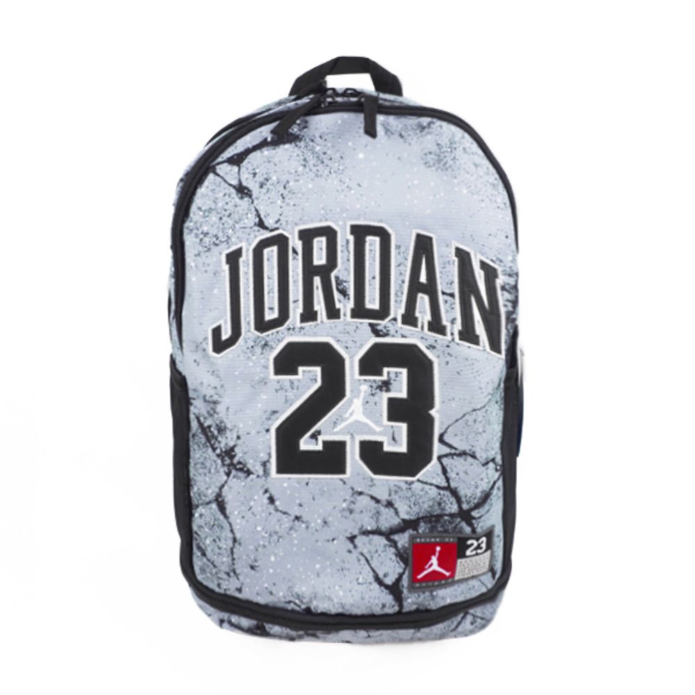Рюкзак Jordan Leather Backpack (серо-черный)