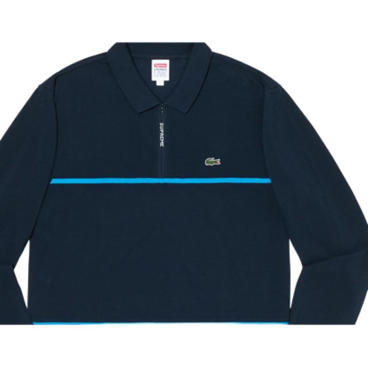 Рубашка-поло Supreme × LACOSTE polo (зеленая) — фото 2
