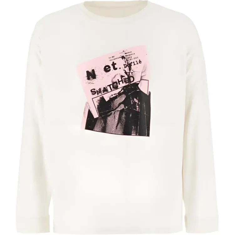 Maison Margiela Graphic Printed Long-Sleeved T-Shirt
