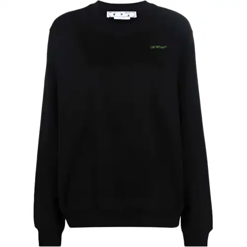 OFF WHITE Women'ss Gradient Arrows Print Crewneck Black/Blue/Green