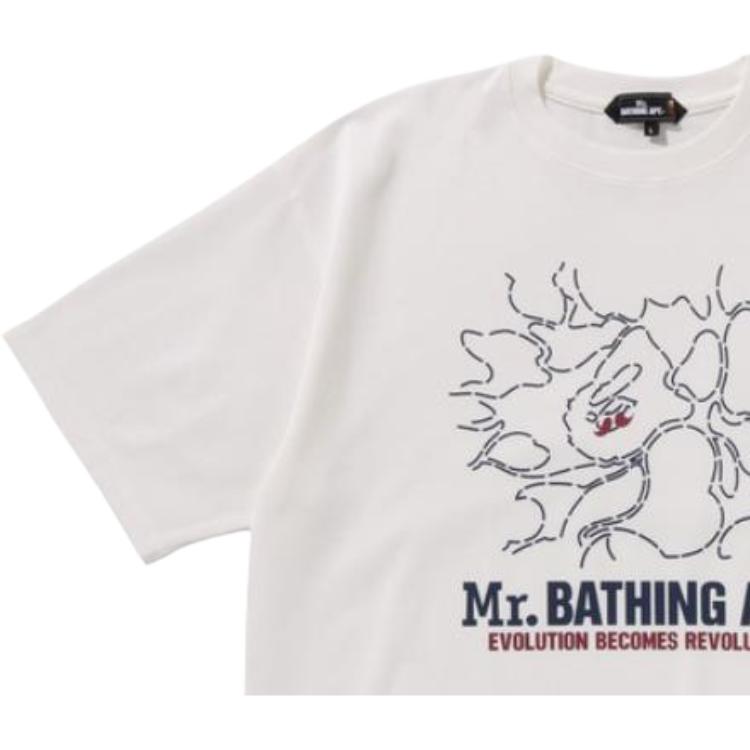 Мужская футболка A BATHING APE A BATHING APE SS25 T (черная с камуфляжем) — фото 8